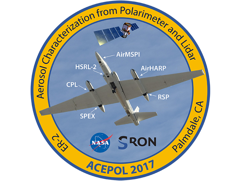 Logo for the Aerosol Characterization from Polarimeter and Lidar (ACEPOL) campaign
