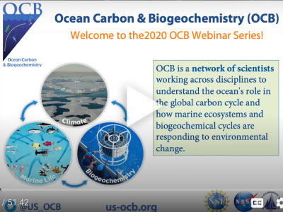  Credit: Ocean Carbon & Biogeochemistry 2020 Summer Webinar Series