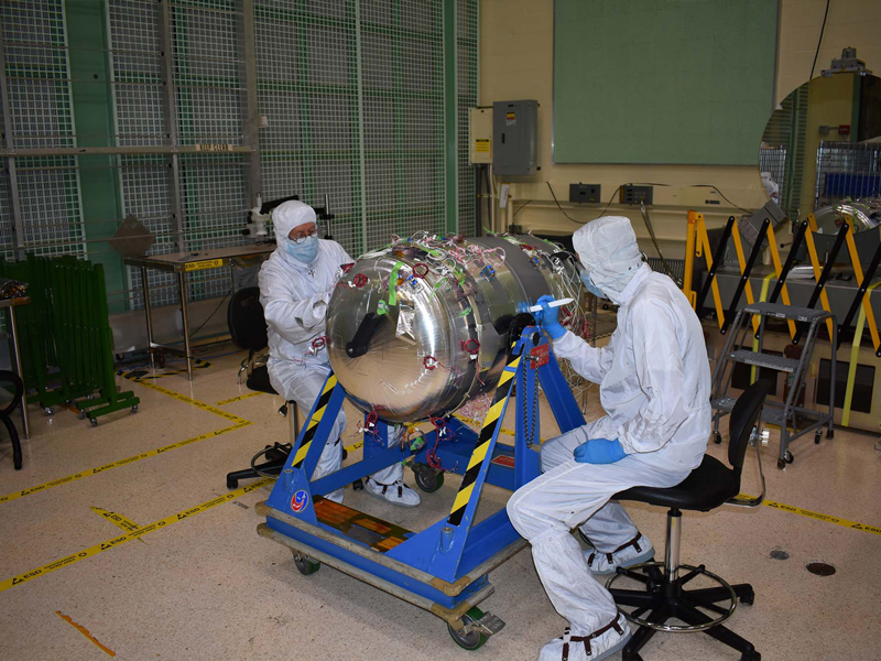 Thermal integration of PACE propulsion tank.