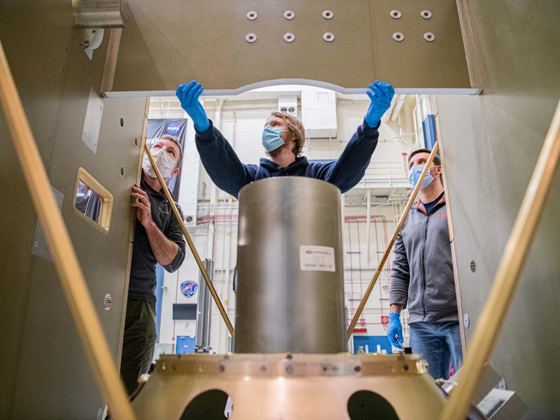 PACE assembly for structural testing.