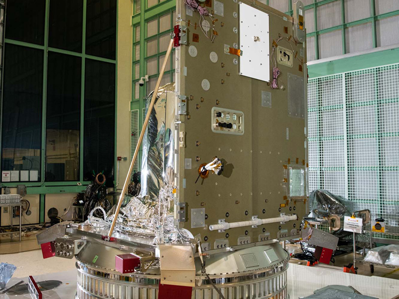 Panel (-Z) installed on the PACE propulsion module deck.