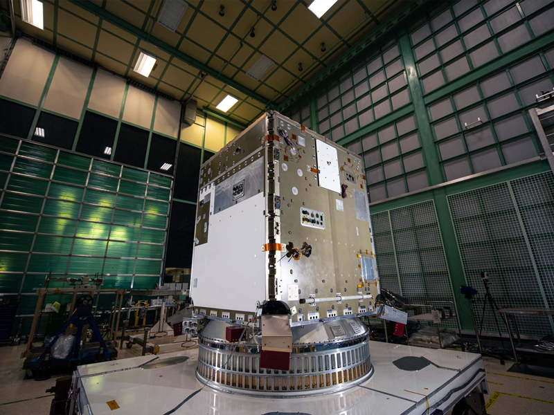 Panel (+Y) installed on the PACE spacecraft bus.