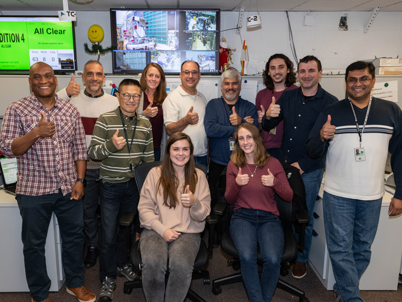 HARP2 Team conducts integration and test: Flight HARP2 Electrical Integration to SpaceCraft Procedure. Credit: NASA