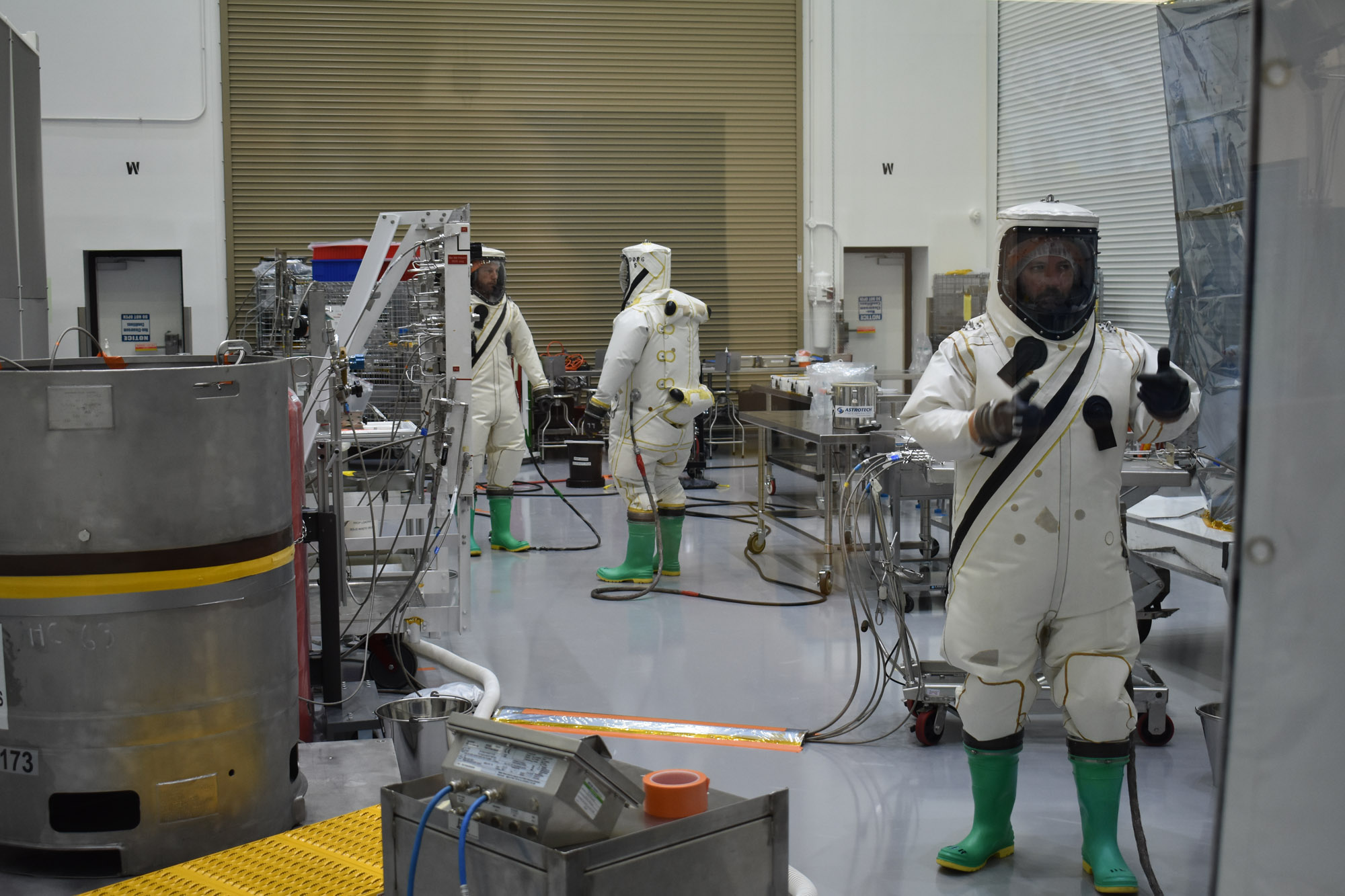 PACE Propellant Loading and Pressurization Procedure at Astrotech (Red Tag/Green Tag).