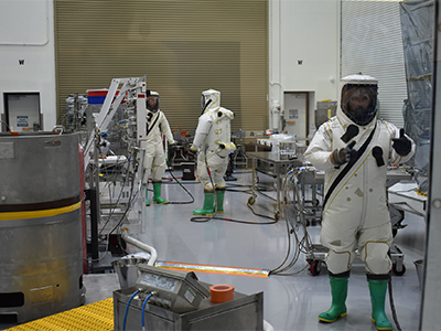 PACE Propellant Loading and Pressurization Procedure at Astrotech (Red Tag/Green Tag). Credit: NASA
