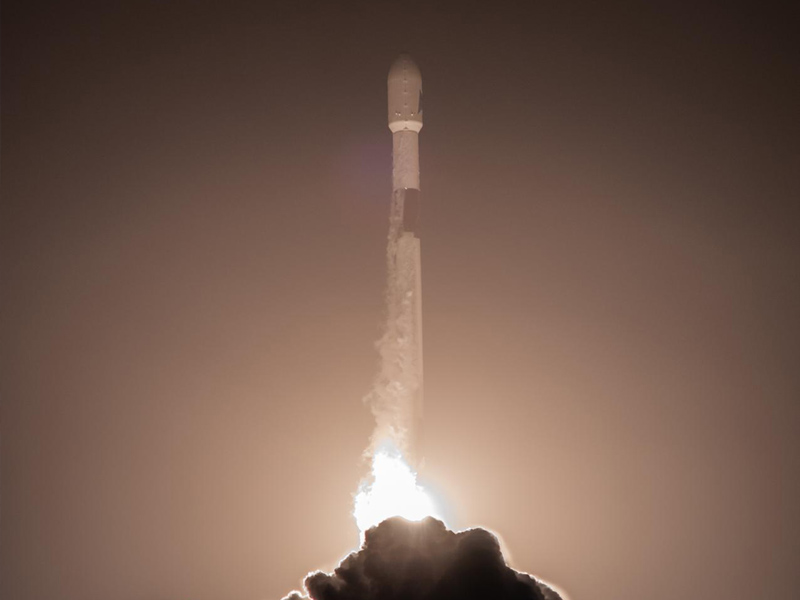 NASA’s PACE spacecraft, atop a SpaceX Falcon 9 rocket, successfully lifts off from Space Launch Complex 40 at Cape Canaveral Space Force Station in Florida at 1:33 a.m. EST Thursday, Feb. 8 Credit: NASA