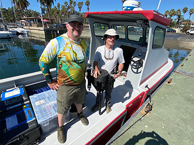 UCSB Rapid Response Team at Santa Barbara Harbor.