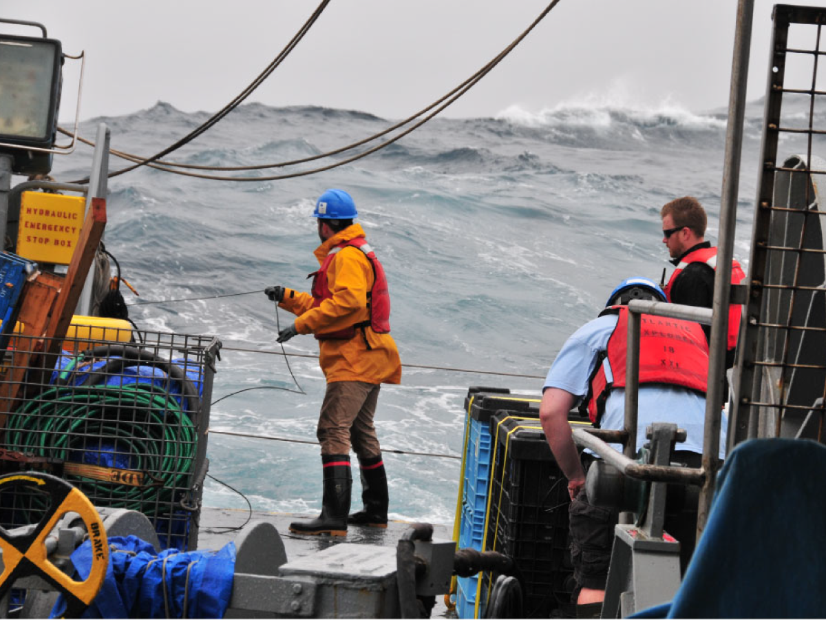 Sampling in the open ocean presents many challenges