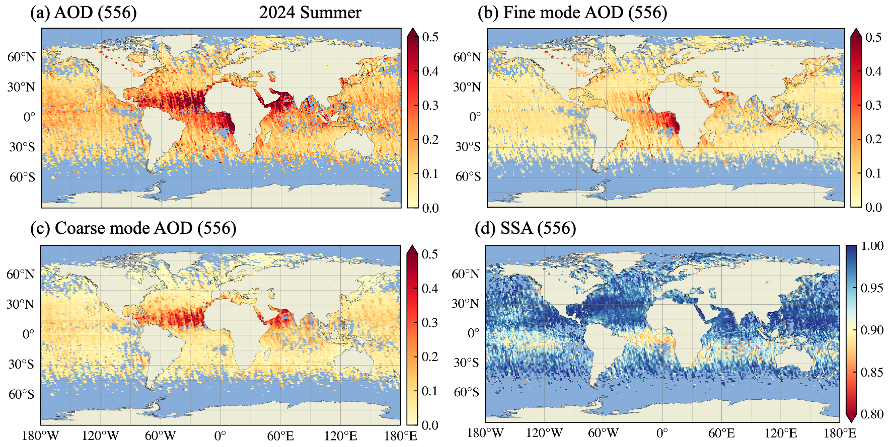 Aerosol 556 nm image