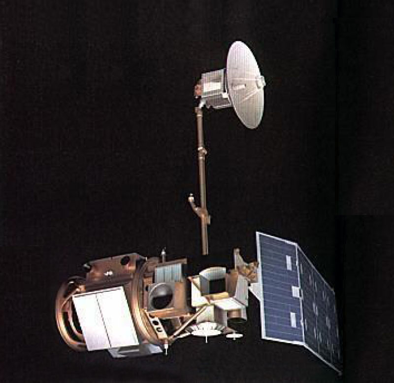 An image of Landsat-4, which was launched in 1982.