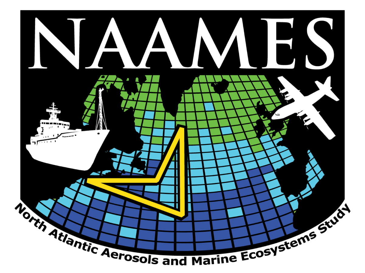 Logo for the North Atlantic Aerosols and Marine Ecosystems Study (NAAMES) field campaign