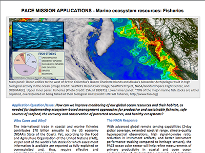 PACE Applications White Paper: Fisheries