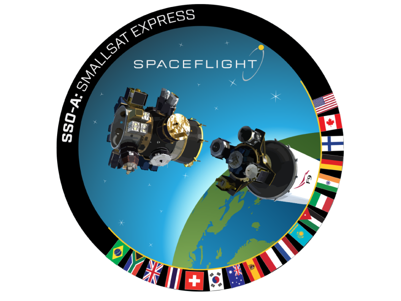 The mission patch for the SSO-A Smallsat Express