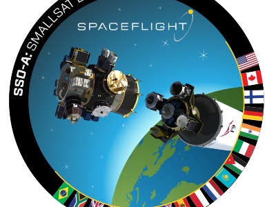 The mission patch for the SSO-A Smallsat Express
