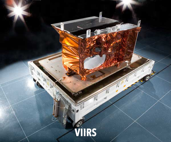 Image of the Visible Infrared Imaging Radiometer Suite (VIIRS) instrument.