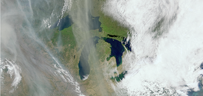 PACE Mission Studies Smoke from Fires